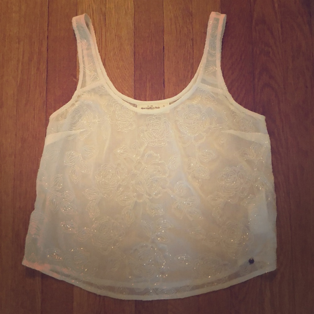 ⚪️ Sequin Abercrombie & Fitch Top